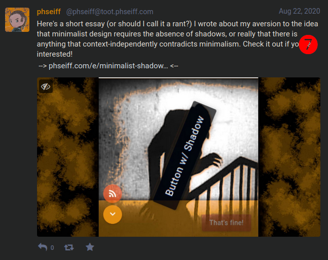 An image of a toot on mastodon with the corresponding content